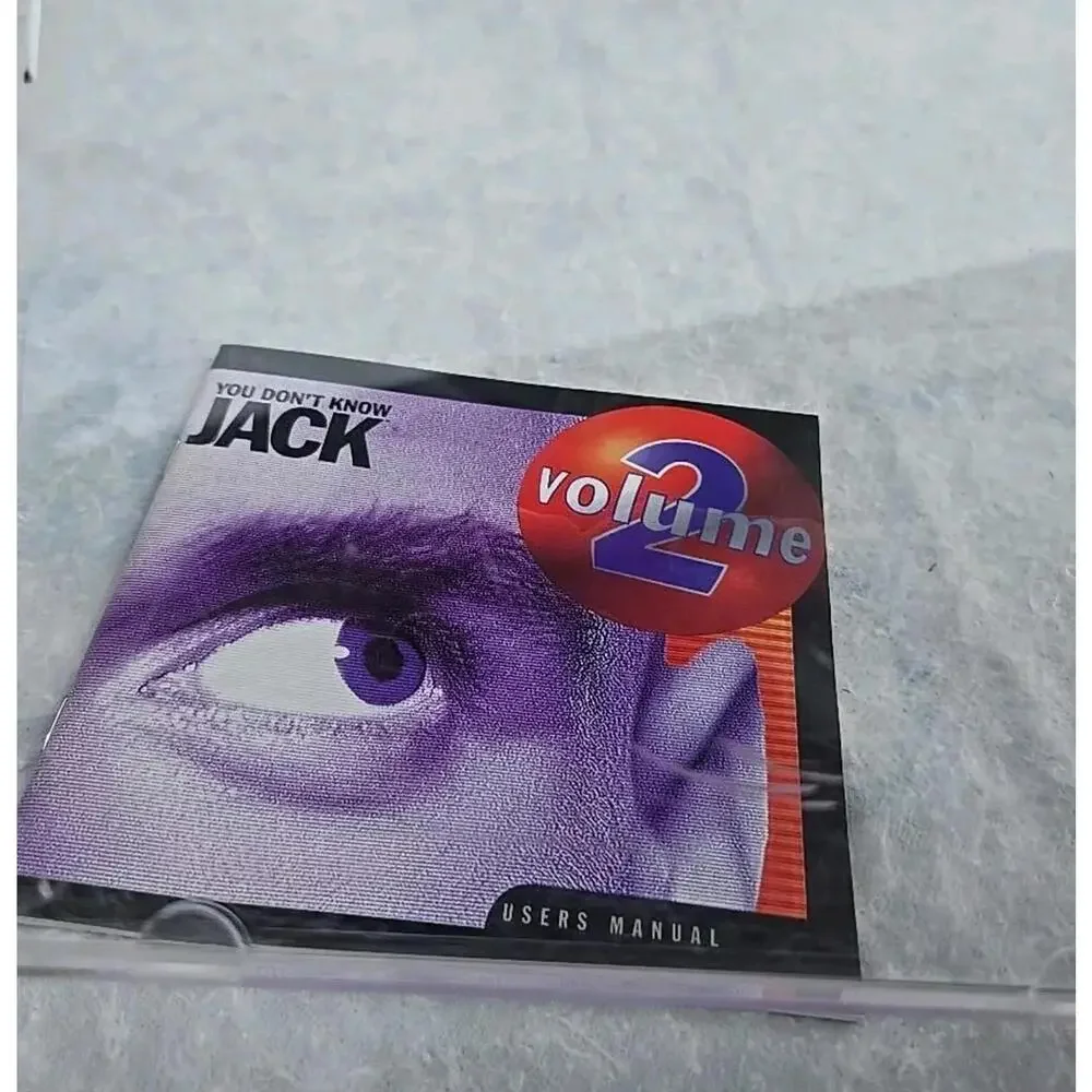 You Dont Know Jack Volumes 1, 2 & 3 PC CD ROM Vintage Trivia Games Lot Of 3 Game
